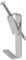 ANCIRS 60 Pack Small Picture Hangers Framing Wall Heavy Mirror Hook Drywall Photos Holder with Nail 20 lbs, Silver Finish