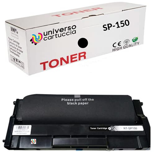 Universocartuccia® Toner Druckerpatrone kompatibel New für Ricoh SP150 SP150SU SP150SUW (Schwarz)