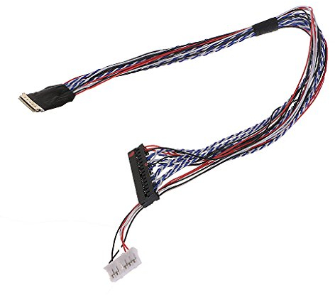 BIlinli I-PEX 20453-040T-11 40-poliges 2-Kanal-6-Bit-LVDS-Kabel für 10,1 bis 18,4-Zoll-LED-LCD-Panels