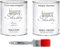 CHALK PAINT Bianco Ghiaccio & FINITURA + PENNELLO - Pittura Shabby Chic EXTRA OPACA (1 Litro) + Finitura Trasparente Opaco (1 Litro) + 1 Pennello Pro 40 mm