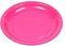 Générique Best Products - 10 Assiettes Carton Bio Rond 20CM Rose Fuchsia