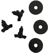 O'NEAL | Mountainbike-Helm-Ersatzteile | Enduro Motorrad | Ersatzschrauben 3er-Set Schwarz für alle MX, MTB & Fullface Helme exkl. Sierra Helm | Break Away Visor Screw Set | Schwarz | One Size