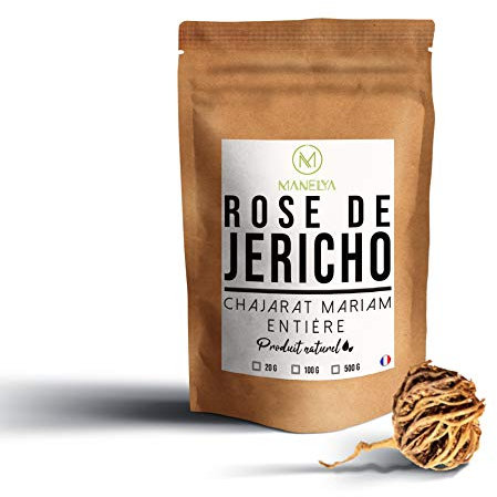 Manelya, rose de Jéricho / chajarat maryam, tisane, décoction bonne pour la fertilité, plante déshydratée naturelle, vendu en sachet refermable de 100g.
