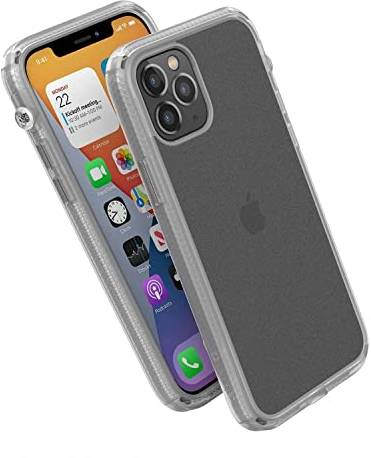 Catalyst Influence Series Case designed for iPhone 12/12 Pro, Compatible with MagSafe, Patented Rotated Mute Switch, 3m Drop Proof, Crux Accessories Attachment System Clear