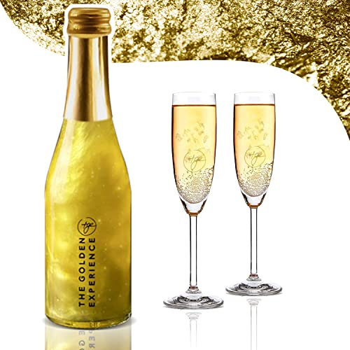 TGE - The Golden Experience - Piccolo Sekt mit Blattgold - 23 Karat Blattgold & Goldstaub