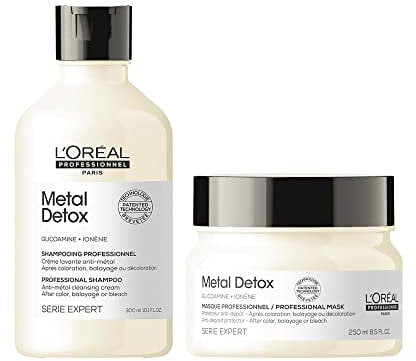 L'Oreal Professionnel Serie Expert DUO Metal Detox Shampoo 300ml and Mask 250ml