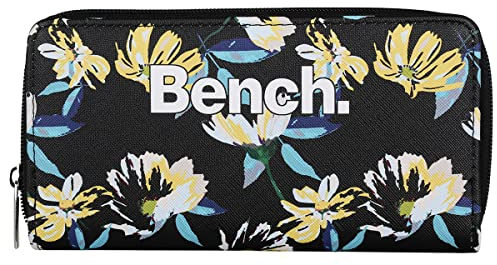 Bench Große XXL Damen Geldbörse Portemonnaie Brieftasche Reißverschluss Clutch