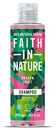 Faith In Nature 300ml Natural Dragon Fruit Shampoo, Revitalising, Vegan & Cruelty Free, No SLS or Parabens, for All Hair Types