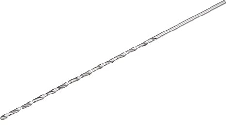 sourcing map 5mm Twist Drill Bits, High-Speed Steel Straight Shank Extra Long Drill Bit 300mm Length for Wood Plastic Aluminum