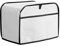 kwmobile Cover Compatible with 2 Slice Toaster - Plastic Case for Bread Toaster Machine- White