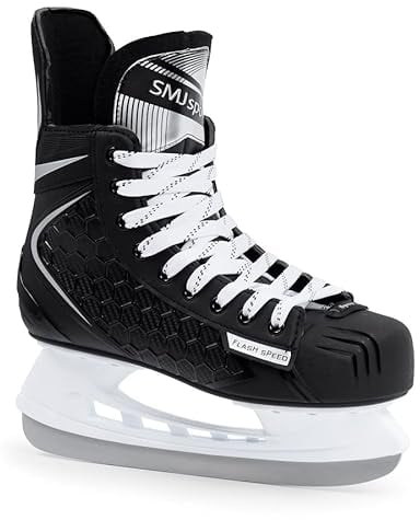 SMJ Vermont Herren Hockey Schlittschuhe Eislaufschuhe Hockeyschlittschuhe Eishockey | Größen: 42, 43, 44, 45, 46, 47 (45)