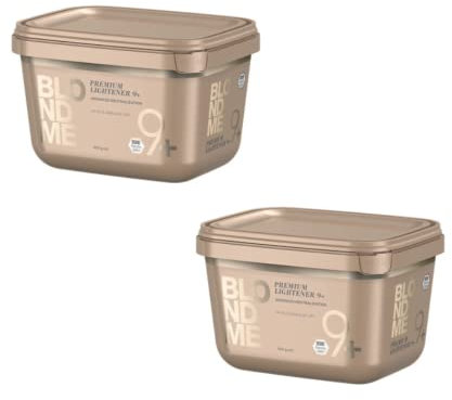 SCHWARZKOPF PROFESSIONAL - BLOND ME PPL9+ Aufhellungspuder Premium 450g Lightener 9+ - Zweierpack
