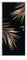 MuchoWow© Türverkleidung Türdeko Tapete Selbstklebend Tür Tattoo Blätter - Pflanzen - Gold - Schwarz - Luxus - 75x205 cm