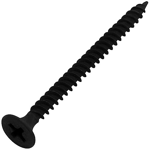 AERZETIX C67116 Vis autotaraudeuses Ø3.5x45 mm, Lot de 100 | Pour plaques de plâtre, Tête fraisée, DIN 18182, Empreinte cruciforme PH, En acier