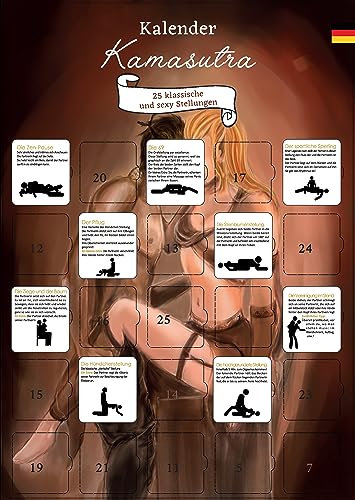 Kalender Kamasutra für liebende 25 tage 25 klassische und sexy Stellungen