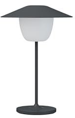Blomus Mobile Leuchte -ANI Lamp Mini- Tischlampe mit Akku für Innen und Außen, 3 Lichtfarben, Dimmbar per Touch 14 x 21 cm (Magnet)