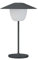 Blomus Mobile Leuchte -ANI Lamp Mini- Tischlampe mit Akku für Innen und Außen, 3 Lichtfarben, Dimmbar per Touch 14 x 21 cm (Magnet)