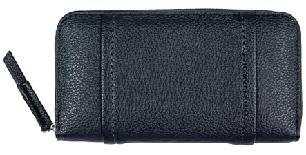 TOM TAILOR Beca Damen Geldbörse Portemonnaie Reißverschluss Groß Blau