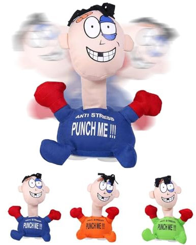 Schlag Mich Schreiende Puppen | Anti-Stress Me Puppen | Stoffpuppe Stress Anti Stress Spielzeug | Weiches Fidget Puppenspielzeug Mit Schrei | Stressabbau Sensorisches Spielzeug Stoffpuppe