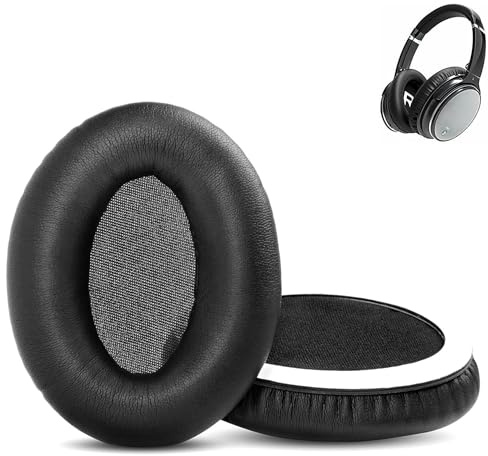 FITFORT Hiearcool L1 HiFi Stereo ACCOUTA Ohrpolsterkissen kompatibel mit FITFORT Hiearcool L1 HiFi Stereo Wireless Kopfhörer Ohrpolster Ersatz mit weicherem Proteinleder und Memory-Schaum