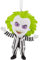 Hallmark Beetlejuice - Decorazione da appendere per albero di Tim Burton, in resina, ornamento da appendere per Natale, Halloween, raccapricciante