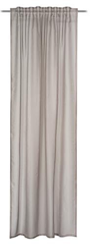 Gözze Verdeckter Schlaufenschal - 140 x 245 cm - Taupe - Polyester - glänzend