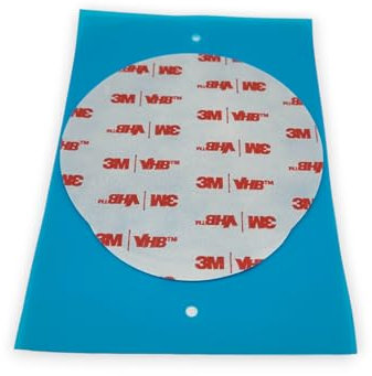 3M Klebeband transparente doppelseitige Klebepads VHB 4910 EXTRA STARK mit Abziehlasche (80mm Durchmesser - 5 Stück)