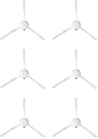 NUHFUFA 6 cepillos laterales de repuesto para robot aspirador, accesorios compatibles con Xiao-mi Mijia X20/X20 Plus Sweeper