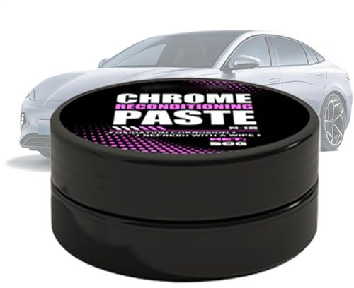 Chrom Shine Politur Für Auto - Rostentfernung Chrom Renovierungspaste | Automobilreparaturagenten | Rostentferner Metallreinigerpaste Für, Trimm, Stoßstangen