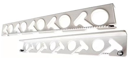 ZwaitL Portabanne da pesca da parete o soffitto, porta canne da pesca, orizzontale, 10 canne, per garage