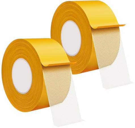Qrity 2 Rolls Ruban Adhésif Double Face, 30mm x 20m Ruban en Auto-Adhésif, Sans Trace Multifonctionnel pour Moquette, les Sols, les Murs