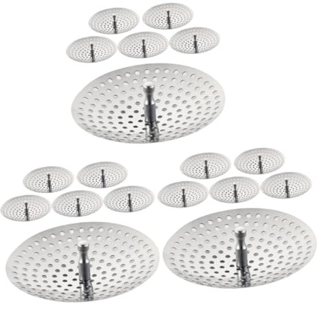Gadpiparty 3 Series Filtro De Alcantarillado Accesorios De Cocina Escurridor De Platos De Cocina Filtrar Drenar Kitchen Sink Filter Colador Fregadero Filtro De Basura del Fregadero 6 Piezas*3