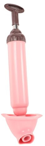 HOMSFOU Leistungsstarker Toilettenreiniger Pumpe Toilettenentsperrer Schwer Toilettenblock Toilette Verstopfen Abflussentblocker Kalkablagerungen Hoch Entsperren Bad Haken Kolben Gummi