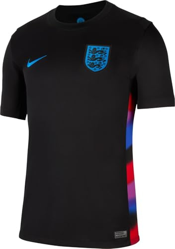 England 2025 Stadium Away (Frauenteam) Nike Dri-Fit Replika-Fußballtrikot Für Herren, Schwarz/Light Photo Blue, FZ9022-010, M