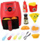 CLISPEED Ensemble de Friteuse à Air Jouet Changement de Couleur pour Garçon et Filles Accessoire Cuisine Jouet Éducatif Simulation Cuisine pour Anniversaire 1 Pièce