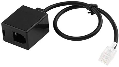 Jaywool RJ9 4P4C Stecker auf Doppelte Buchse Anschluss Headset Adapter VerläNgerungs Kabel Telefon Adapter Kabel Telefon Telefon VerläNgerungs Kabel