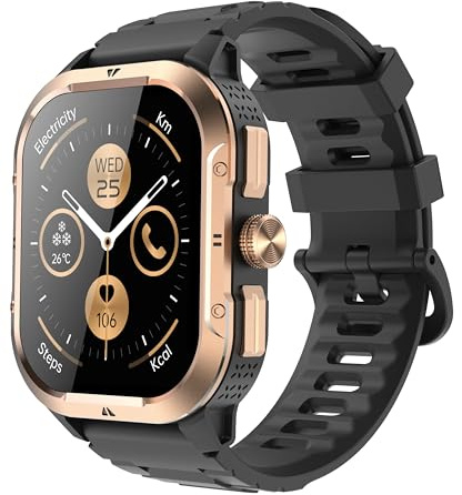 Reloj Inteligente Mujer con GPS, 2.06'' HD Smartwatch con Llamadas Bluetooth, IP68 Fitness Tracker con 110+ Modos Deportivos, Monitor de Sueño/Podómetro/Pulsómetro/SpO2 Smart Watch para Android iOS