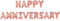 TRIXES Palloncini buon anniversario - Lettere in stagnola color oro rosa - 16” misura grande - Perfetti come decorazione per feste, eventi e festeggiamenti di traguardi familiari