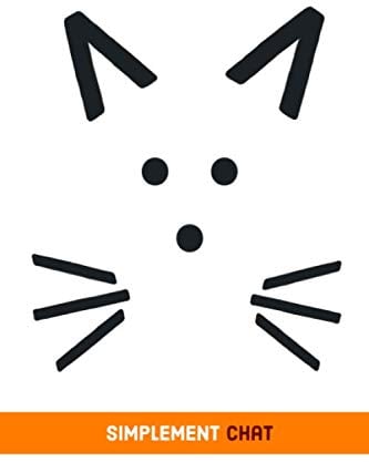 Simplement Chat: Ce carnet de notes est parfait pour tous les amoureux des chats : passionnés par les chats, chatons ou par les animaux de compagnie ... au quotidien pour vos prises de notes.