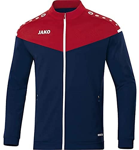 JAKO Herren Polyesterjacke Champ 2.0, marine/chili rot, L, 9320