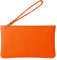 Parubi, Pochette Donna a Mano, In Vera Pelle Morbida, Made in Italy, Modello Aura, Borsetta Arancio Piccola Clutch con Laccetto da Polso Per Donna Ragazza Elegante, Arancione