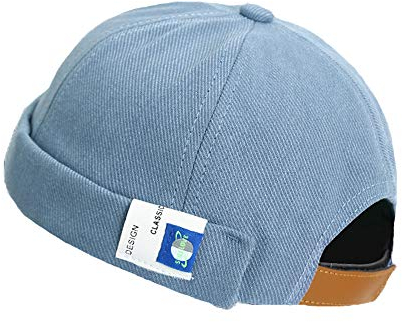 YAMEE Docker-Cap Herren Docker Mütze Damen Seemannsmütze Hafenmütze Herrenmütze Bikercap Hat Wandermütze Dockercap Kopfbedeckung Seemannskappe(Kopfumfang Größenverstellbar