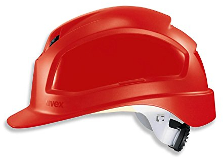 UVEX Schutzhelm pheos B-WR - Arbeitsschutz-Helm, Baustellenhelm, Bauhelm - EN 397, Farbe:rot