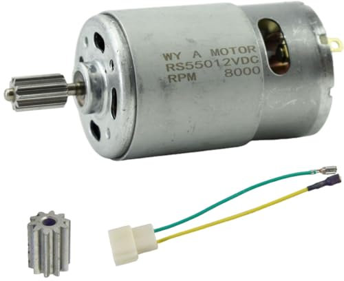 CHANCS Magnetischer Getriebemotor 550 12V DC 8000RPM Zubehör für Kinder RC Car