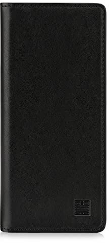 32nd Série Classique 2.0 - Étui Portefeuille en Cuir Véritable pour Sony Xperia 5 III (2021), Housse Concevoir avec Fentes CB et Fermeture Magnétique Coque - Noir