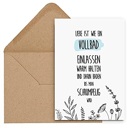 Nastami Glückwunschkarte Hochzeit Vollbad Karte Hochzeit Grußkarte Hochzeit Geschenk