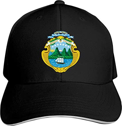 GANghaONshoP Costa Rica Flag Dad Cap Unisex Wicking Praktisch Trucker Hat, schwarz, 6 7/8/7 3/8
