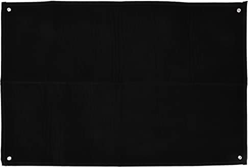 RANNYY Panneau d'affichage de Collection, Support Mural de Panneau d'affichage de Collection de Patch Militaire pour emblèmes de Crochet et de Boucle de Moral(Noir)