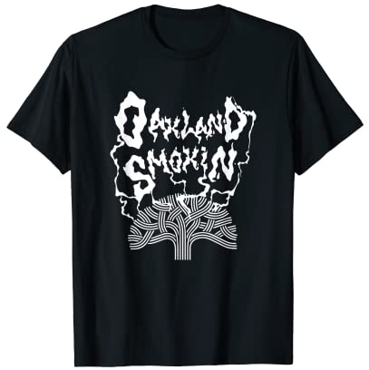 Oakland Smokin Oakland Hyphy 420 Smokers Shirt Oakland Rap T-Shirt