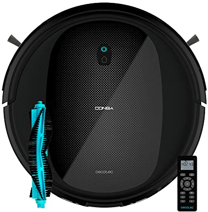 Cecotec Robot Aspirador y Friegasuelos Conga Quick&Clean Vital. 4 en 1, Friega, Aspira y Barre a la Vez, 1400 Pa, iTech 3.0, Programable, Tanque Mixto, 6 Modos, Mando, Autonomía 160 min, 05791